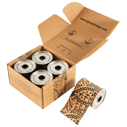 Dynamic Tape - 3in Black Tattoo BOX (4 rolls)